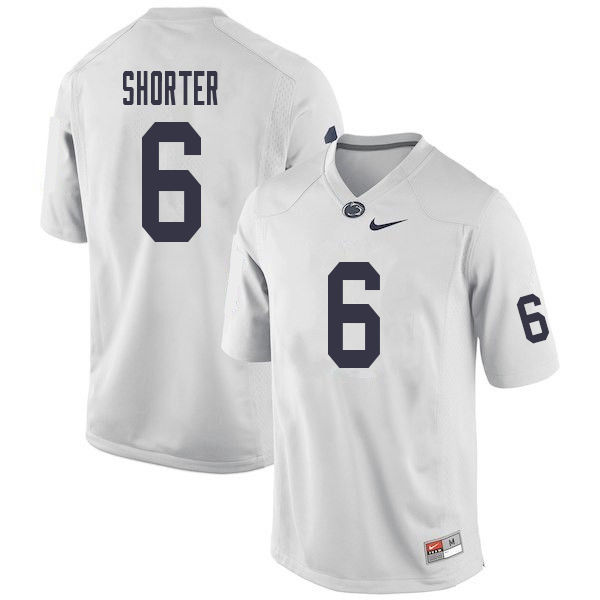 Men #6 Justin Shorter Penn State Nittany Lions College Football Jerseys Sale-White